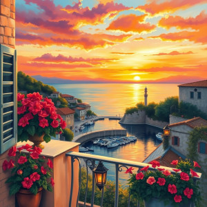 A vibrant sunset paints the sky in hues of orange, pink, and gold.jpg