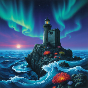 An ancient, abandoned lighthouse stands on a cliff - JFL.jpg