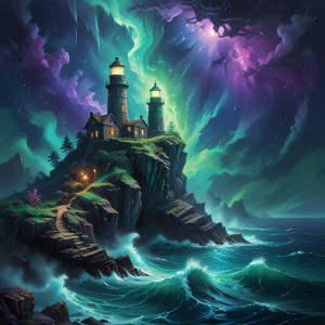 An ancient, abandoned lighthouse stands on a cliff - АXL.jpg