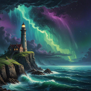 An ancient, abandoned lighthouse stands on a cliff - Р4.jpg