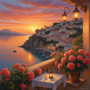 A vibrant sunset paints the sky in hues of orange - JXI.jpg