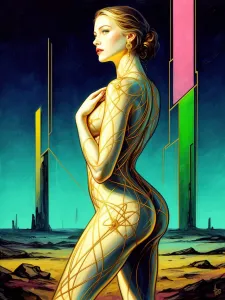 Голая в золотых нитях.webp