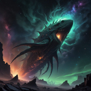 A colossal, ancient spaceship, resembling a leviathan - Р5.jpg