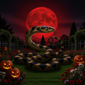 Giant poisonous viper in haunted garden under blood moon.jpg