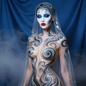 Расписанное голое тело.webp