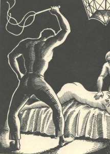 Порка голой многохвосткой ЧБ.jpg