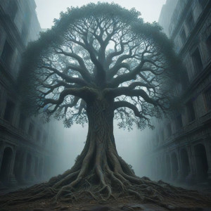 A colossal, ancient tree with roots made of crystals - JXI.jpg