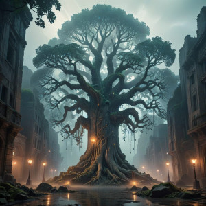 A colossal, ancient tree with roots made of crystals - АХ.jpg