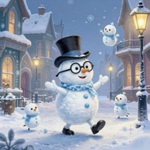 A whimsical anthropomorphic snowflake character.jpg