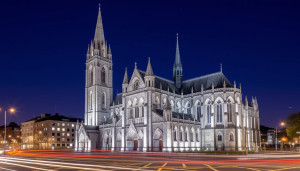 Magnificent Catholic cathedral in Dublin at night - H11.jpg