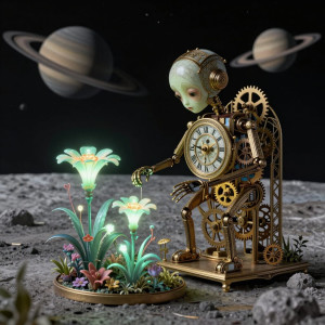 An ancient clockwork automaton, designed in the style of intricate Art Nouveau.jpg