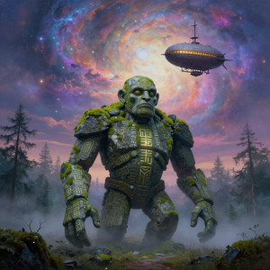 A colossal, ancient golem made of moss-covered stones.jpg