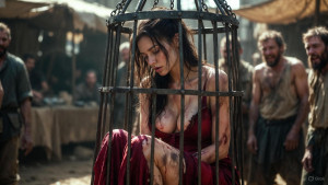 В клетке в красном платье.jpg