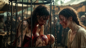 В клетке в красном платье - 1.jpg