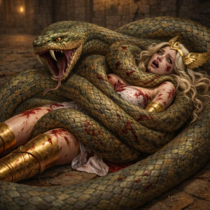 Красотка в тисках змея.jpg