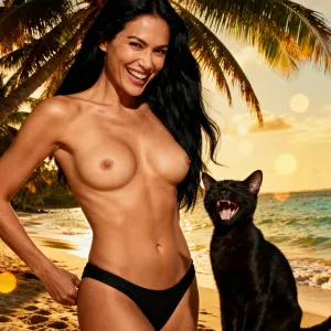 mischievous-fun-woman-with-long-black-hair-and-a-laughing-black-cat-wearing-a-black-bikini-bottom-an.webp