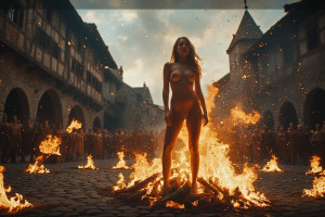 Beautiful naked woman, engulfed in roaring flame - P6.jpg