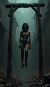 Висит негритянка в шортах.png