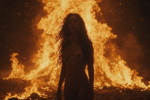 Beautiful naked woman engulfed in roaring flame inside Hell - P3.jpg