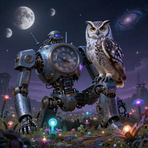 A majestic owl with feathers like stardust.jpg