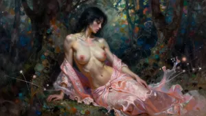 Топлесс в розовом шёлке.webp