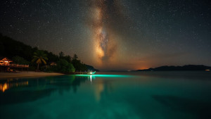 Beautiful paradise in tropical island at night under the stars - JFL.jpg