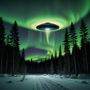 Giant UFO over Scandinavian forest under Aurora borealis - DXL.jpg