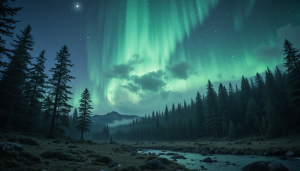 Scandinavian forest under Aurora borealis - PL4.png
