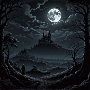 Whispering land under full round moon - Н101.png