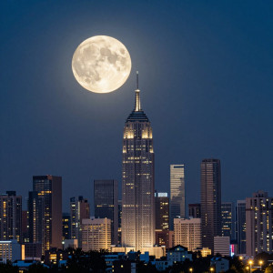 City of dreams under full round moon - Z.jpg