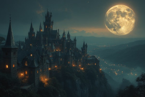 Medieval city of nightmares under full round moon - P6.jpg