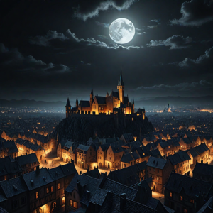Medieval city of nightmares under full round moon - H2.png