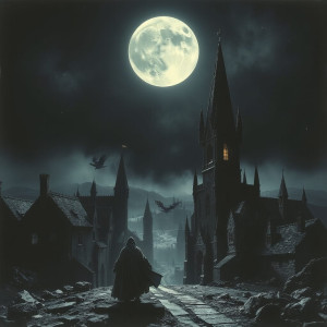 Medieval city of nightmares under full round moon - JFL.jpg