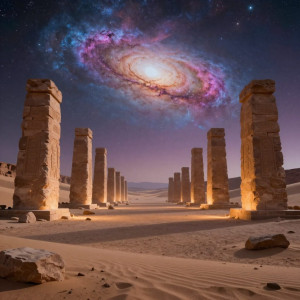 Imagine a vast, ancient desert ruin where immense stone monoliths hum.jpg