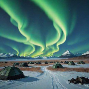 Apocalyptic wasteland under aurora borealis - СXL.jpg