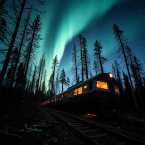 Train wreck in the forest under aurora borealis - FS.jpg