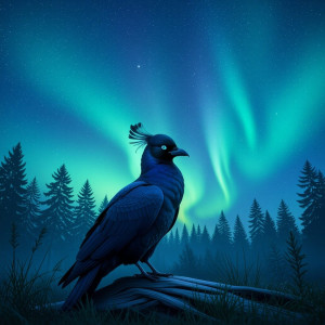 Birdman in magical forest under aurora borealis - H11.jpg