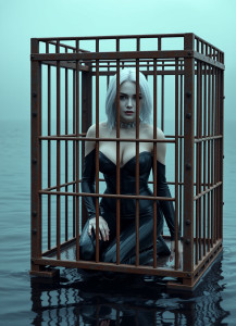 Caged Beauty in water.jpg