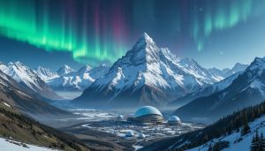 A majestic mountain range under a vibrant aurora borealis - PL1.png