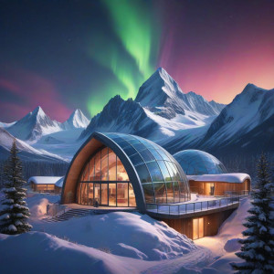 A majestic mountain range under a vibrant aurora borealis - MXL.jpg