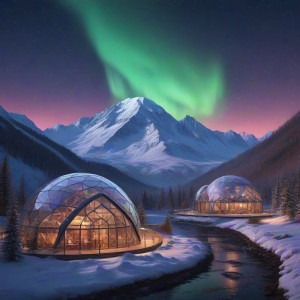 A majestic mountain range under a vibrant aurora borealis - J9.jpg