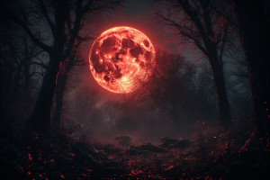 Ancient horror in haunted forest under blood moon - P6.jpg