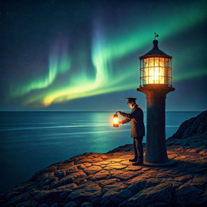 A solitary lighthouse keeper on a windswept cliff - G3.jpg