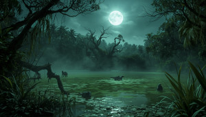 Toxic lake in haunted African jungle under full moon - L1.jpg