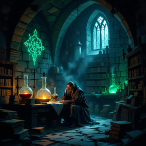 Inside a dimly lit, forgotten alchemist's tower.jpg