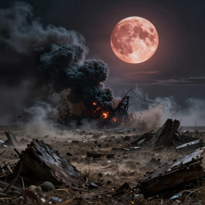 Nuclear fallout over apocalyptic wasteland under blood moon - Z.jpg