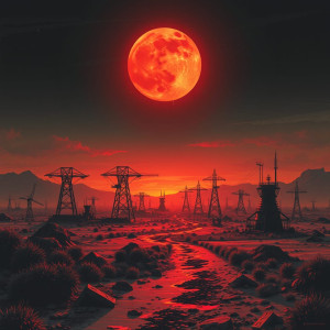 Nuclear fallout over apocalyptic wasteland under blood moon - FS.jpg