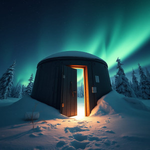 A solitary, weathered bunker door stands slightly ajar - FS1.jpg