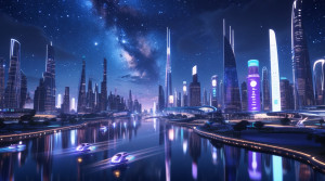 Futuristic city under starry night - L2.jpg