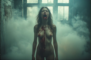 Beautiful woman inside gas chamber - P1.jpg